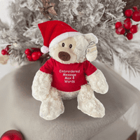 Personalised Christmas Teddy Bear - Baby's 1st Christmas Teddy - Personalised Bears