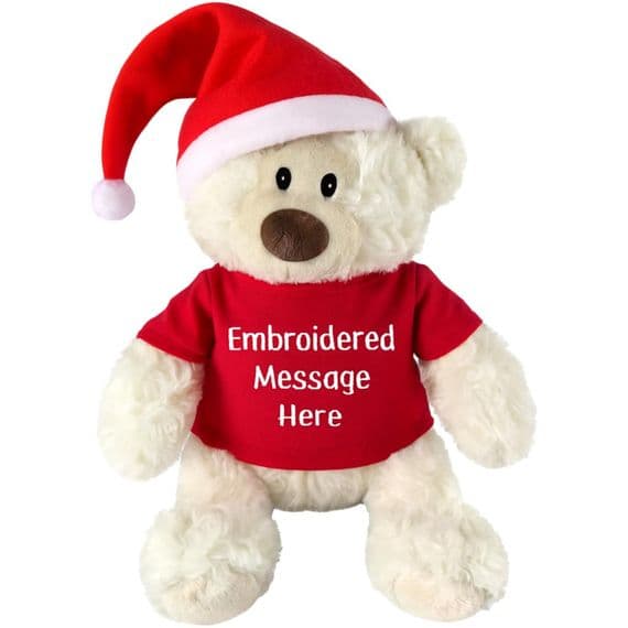 Personalised Christmas Teddy Bear - Baby's 1st Christmas Teddy - Personalised Bears