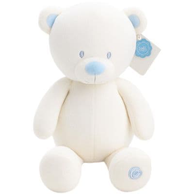 Personalised Cream & Blue Teddy