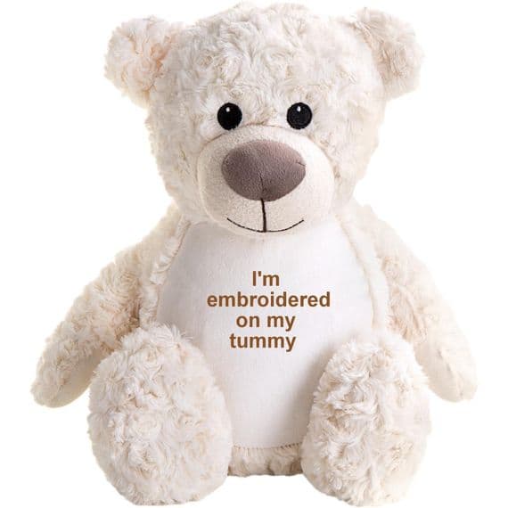 Personalised creamTummi Bear - Personalised Tummi Bears - Personalised Teddy Bears