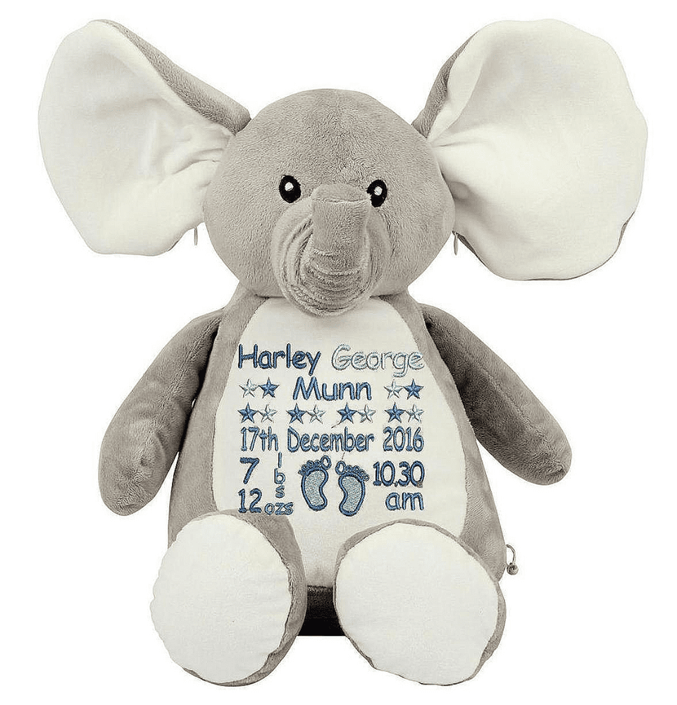 Personalised baby soft toy on sale