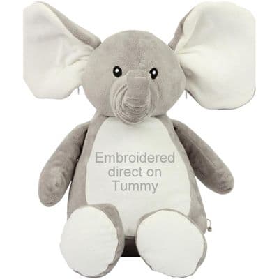 Personalised Elephant Teddy - Large