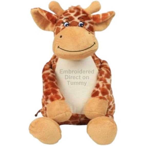 Personalised Giraffe Teddy - Personalised Teddy - Personalised Bears