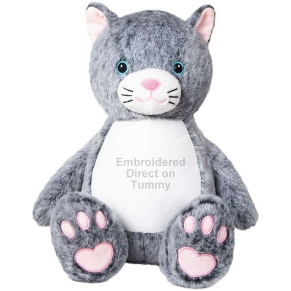 Personalised Cat Teddy - Personalised Tummi Bears - Personalised Teddy Bears