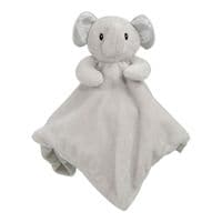 Personalised Elephant Comforter & Blanket - Grey Baby Comfort Blankie | Personalised Bears