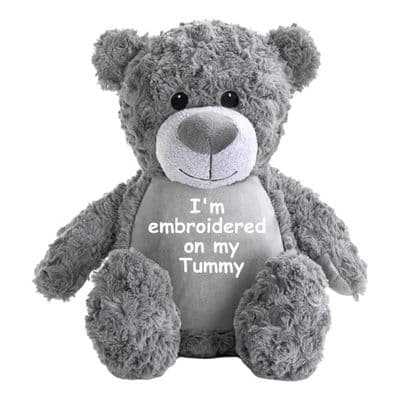Personalised Grey Teddy - TummiBear