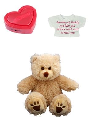 Personalised Heartbeat Voice Recorder Bear - Scruffy Bear