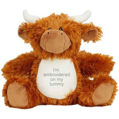 Personalised  Highland  Cow - Medium