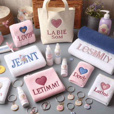 Personalised Keyrings, Wallets & Bags