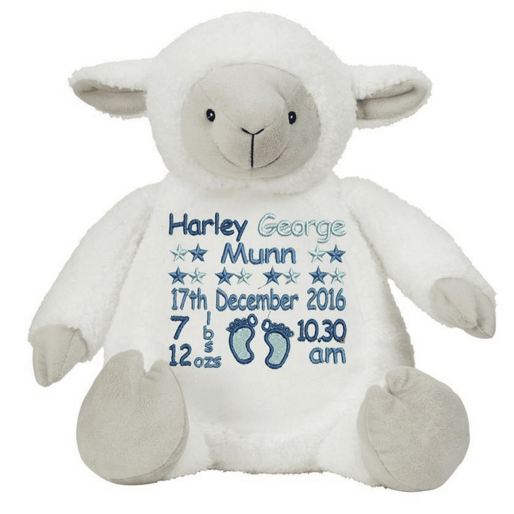 Personalised Lamb New Baby Sheep Personalised Bears