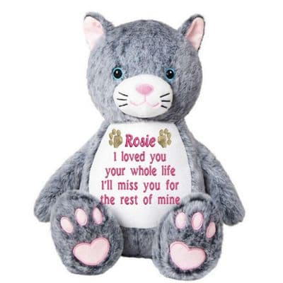 Personalised Memory Keepsake Cat