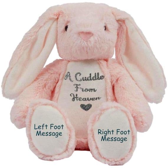Personalised Memory Bunny Teddy - Bereavement Custom Gift | Personalisedbears