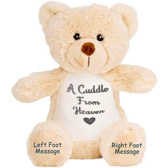 Personalised Memory Teddy Bear - Bereavement Custom Gift | Personalisedbears