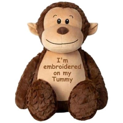 Personalised Monkey Chimp - Tummi Bear