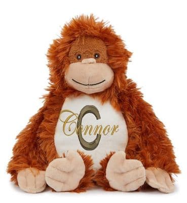 Personalised Orangutan - Printed Tummy & Feet