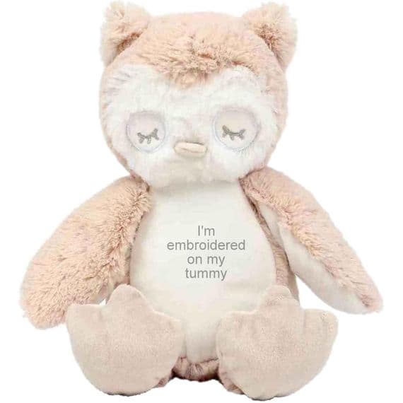 Personalised Owl Teddy - Owl Plush Soft Toy | Personalised Bears