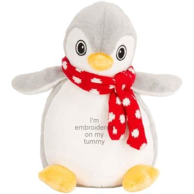 Personalised Penguin Teddy - Medium