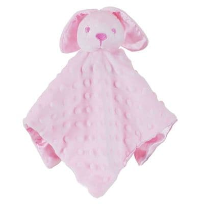 Personalised Pink Dimple Bunny Comforter