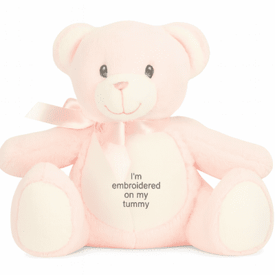 Personalised Pink Teddy - Medium