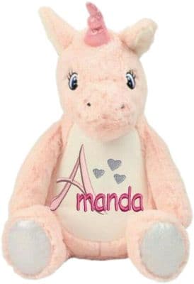 Personalised Pink Unicorn