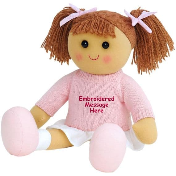 Personalised Rag Doll - Soft Body Custom Rag Dolly | Personalised Bears