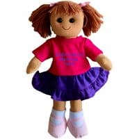 Personalised Rag Doll - Custom Embroidered Dolly | Personalised Bears