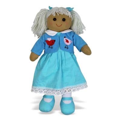 Personalised Rag Doll - Dolly - Birthday, Christening, Flower Girl Gift