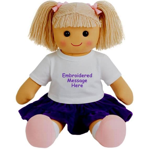 Personalised Rag Doll - Custom Rag Doll - Personalised Bears
