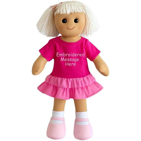 Personalised Rag Doll - Custom Soft Body Rag Dolly | Personalised Bears