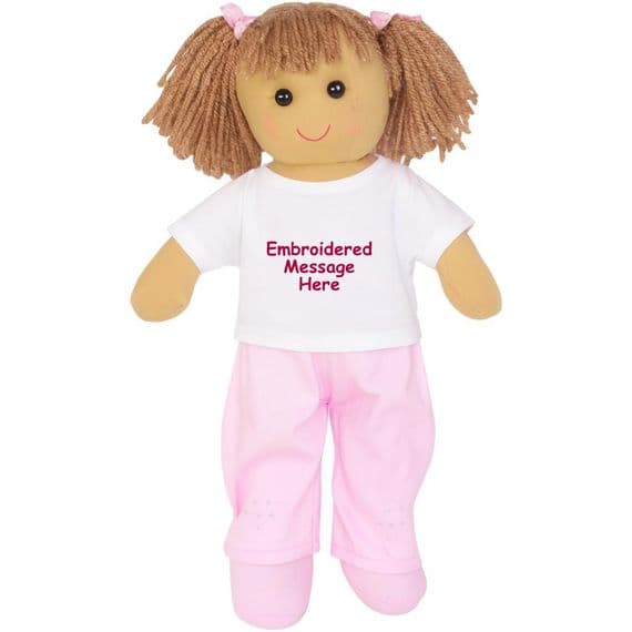 Personalised Rag Doll - Custom Handmade Rag Dolly | Personalised Bears