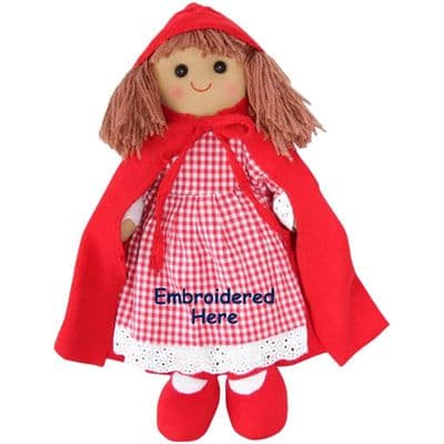 Personalised Rag Doll - Red Riding Hood