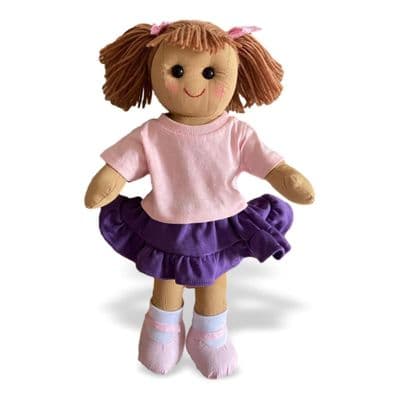 Personalised Rag Doll - Tiffany - Birthday, Christening, Flower Girl Gift
