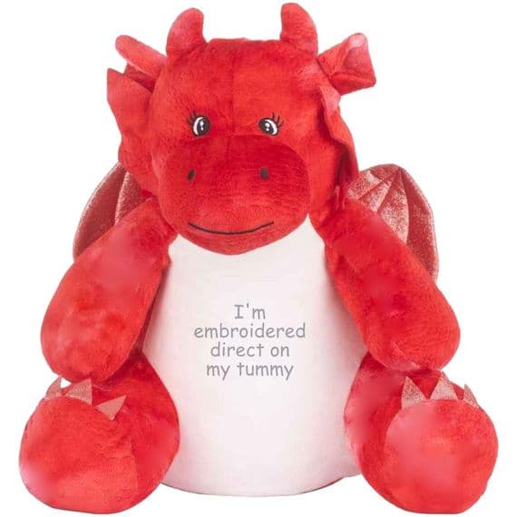 Personalised Red Dragon - Custom Red Dragon | Personalised Bears
