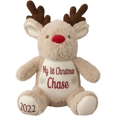 Personalised Rudolph Reindeer Teddy