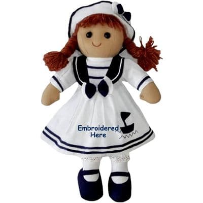 Personalised Sailor Rag Doll
