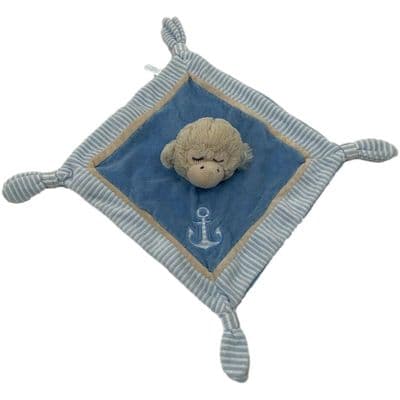 Personalised Sleepy Shore Monkey Comfort Blanket