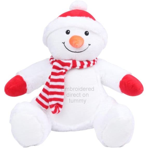 Snowman teddy deals bear