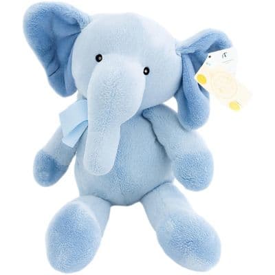 Personalised Tender Rattles Elephant - Blue
