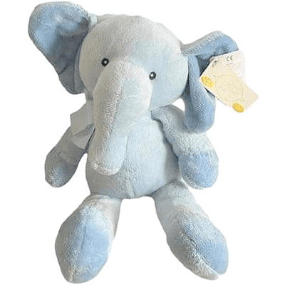 Personalised Tender Rattles Elephant - Blue