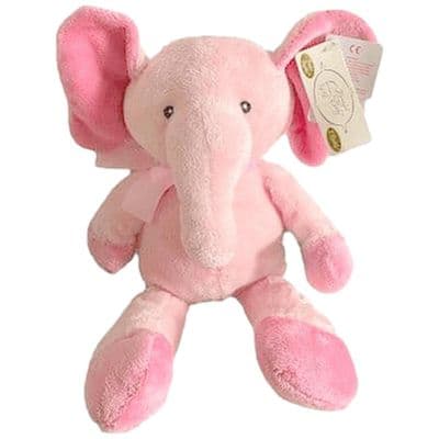 Personalised Tender Rattles Elephant - Pink