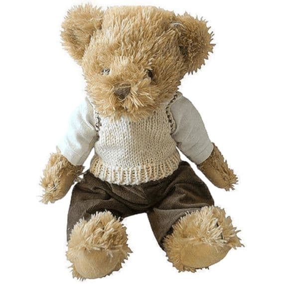Personalised Traditional Boy Bear - Jointed Teddy  Bears | Personalisedbears