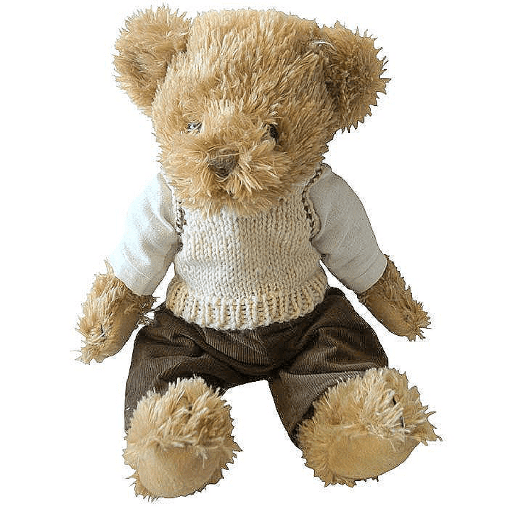 Personalised Traditional Boy Bear Jointed Teddy Bears Personalisedbears