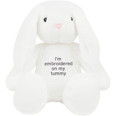 Personalised White Bunny Rabbit - Medium