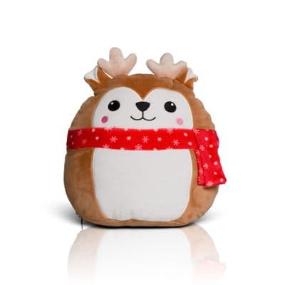Reindeer Squidgy Cushion