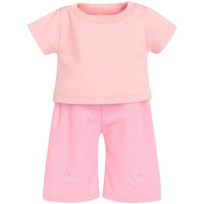 Teddy Bear Clothes Pink Top & Pink Leggings
