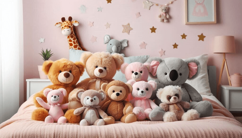 Personalised Teddy Bears with custom embroidered message.