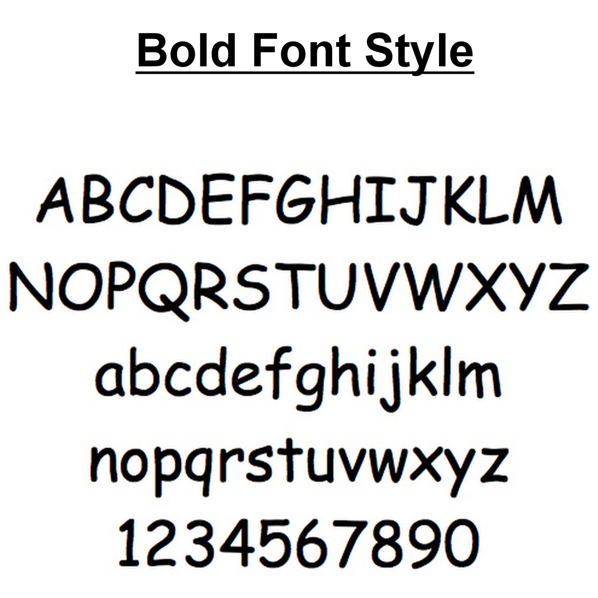 Bold Font Style
