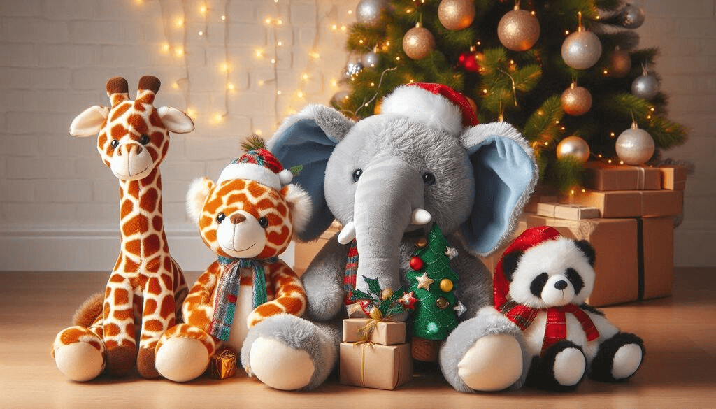 Personalised Christmas Teddy Bears & Animals Personalised Christmas Teddy Bears and Rag dolls with Custom message