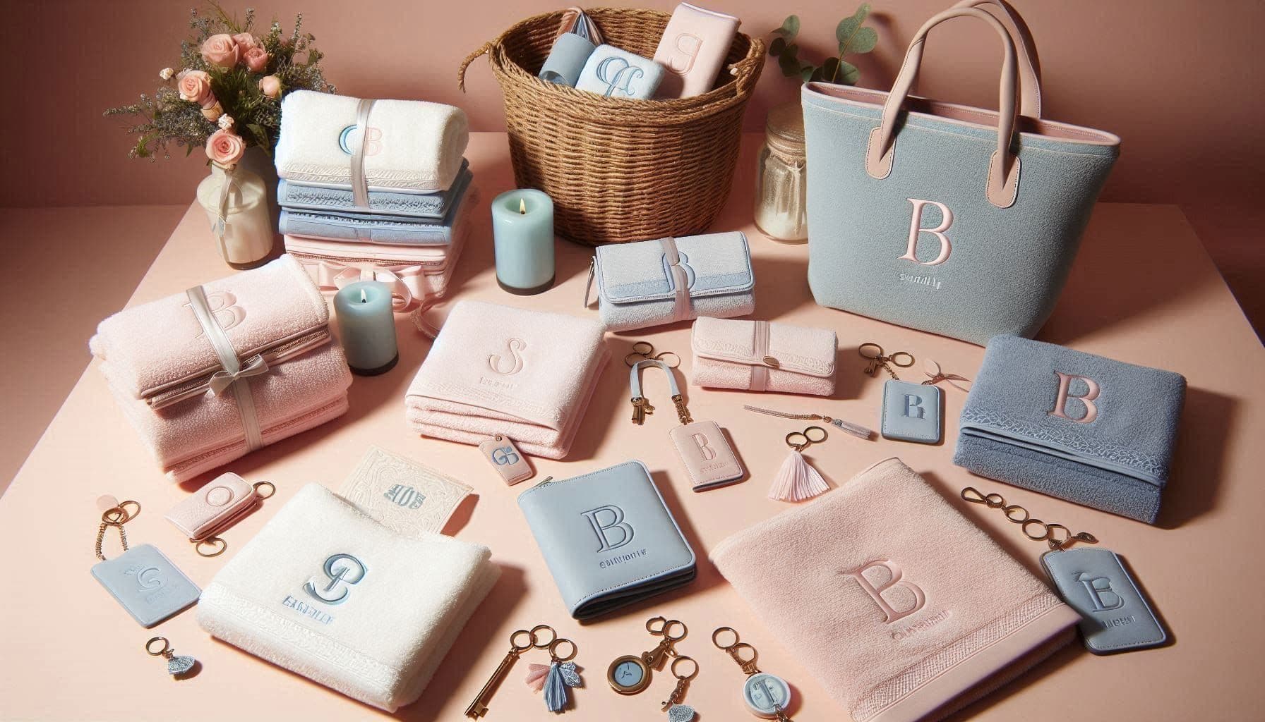 Personalised Gifts, Towels and Clothing embroidered with your custom message.