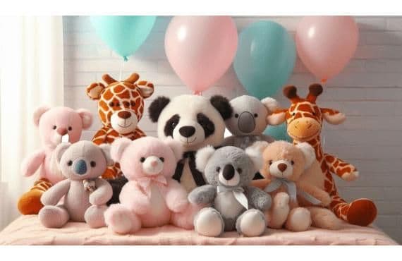 Personalised teddy bears and cuddly plush animals – embroidered gift keepsakes